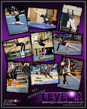 Nine Pose Template Purple